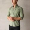 Vienna Slim Fit Shirt - Fern Green 2 Vienna Slim Fit Shirt - Fern Green -Blakely 2776SGreen LEADD