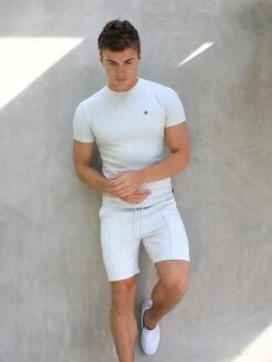 Verona Slim T-Shirt - Marl White 13 Verona Slim T-Shirt - Marl White -Blakely 2799DMarlWhite 01D