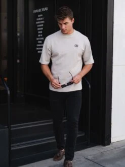 Icon Oversized T-Shirt - Light Grey 11 Icon Oversized T-Shirt - Light Grey -Blakely 2799LightGrey 05D