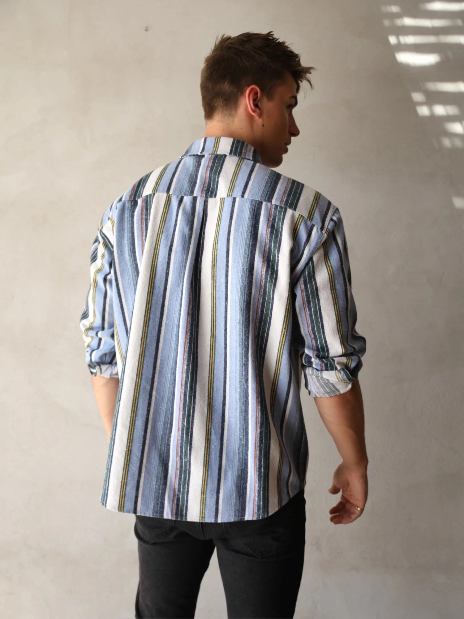 Lucca Stripe Shirt - Blue 8 Lucca Stripe Shirt - Blue - Image 6