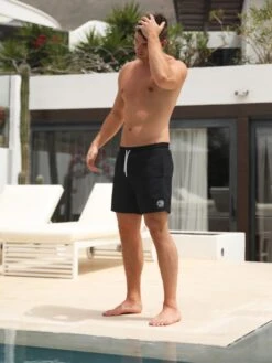 Initial Swim Shorts - Black -Blakely 2805CBlack 03D