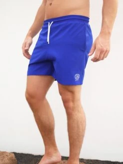 Initial Swim Shorts - Blue -Blakely 2805CBlue 01D