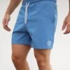 Initial Swim Shorts - Light Blue