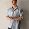 Rialto Stripe Shirt - Blue
