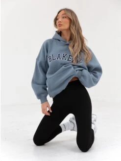 Varsity Oversized Hoodie - Blue 15 Varsity Oversized Hoodie - Blue -Blakely 2829VARW BlueD 5