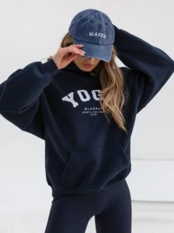 Yoga Oversized Hoodie - Navy -Blakely 2831 NAVYD