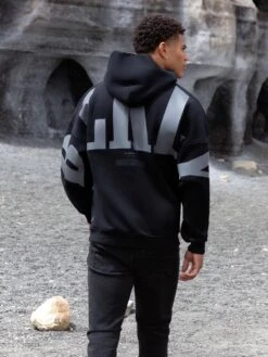 BLKLY Relaxed Hoodie - Black -Blakely 2836Black 03D