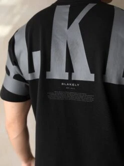 BLKLY Relaxed T-Shirt - Black -Blakely 2837Black 02D