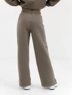 Varsity Wide Leg Sweatpants - Safari Green 12 Varsity Wide Leg Sweatpants - Safari Green -Blakely 2848VARW D 1