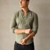 Modena Stripe Shirt - Khaki