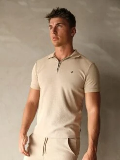 Maldini Polo Shirt - Tan -Blakely 2870Tan 02D