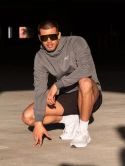 Full Zip Training Hoodie - Charcoal -Blakely 2891GreyD 24