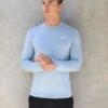 Long Sleeve Training T-Shirt - Light Blue -Blakely 2896Blue 02leadD