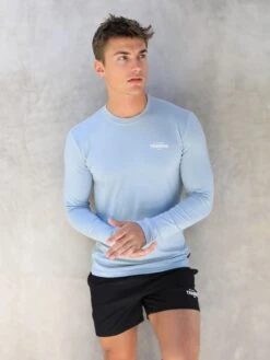 Long Sleeve Training T-Shirt - Light Blue -Blakely 2896Blue 05D