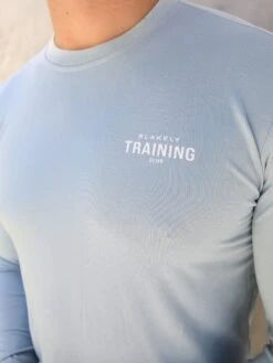Long Sleeve Training T-Shirt - Light Blue -Blakely 2896Blue 06D