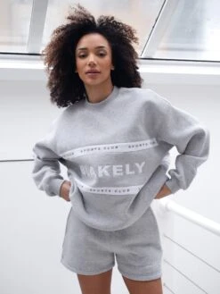 Serena Oversized Jumper - Marl Grey 11 Serena Oversized Jumper - Marl Grey -Blakely 2923BMarlGrey 02D