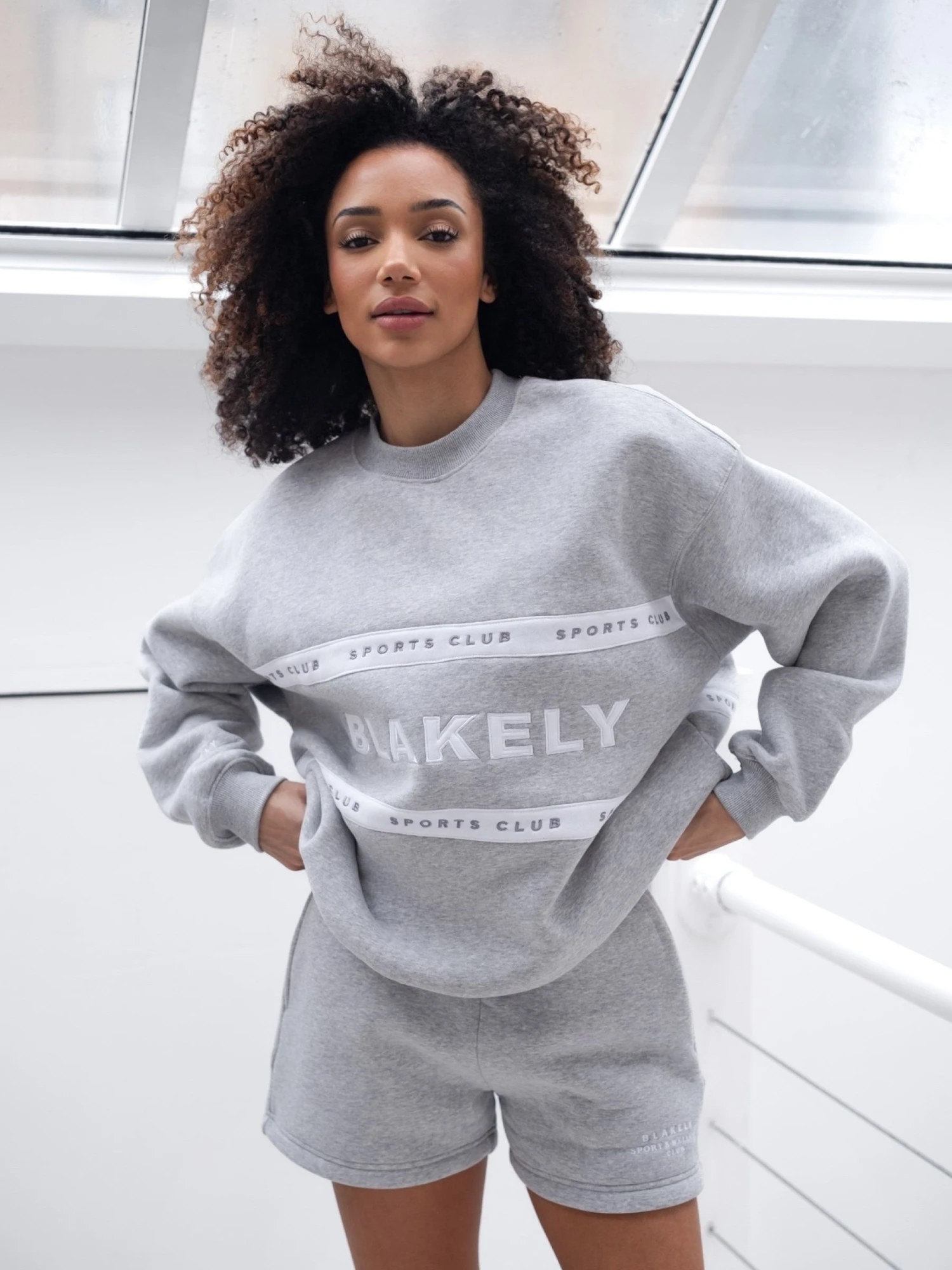 Serena Oversized Jumper - Marl Grey 6 Serena Oversized Jumper - Marl Grey - Image 4