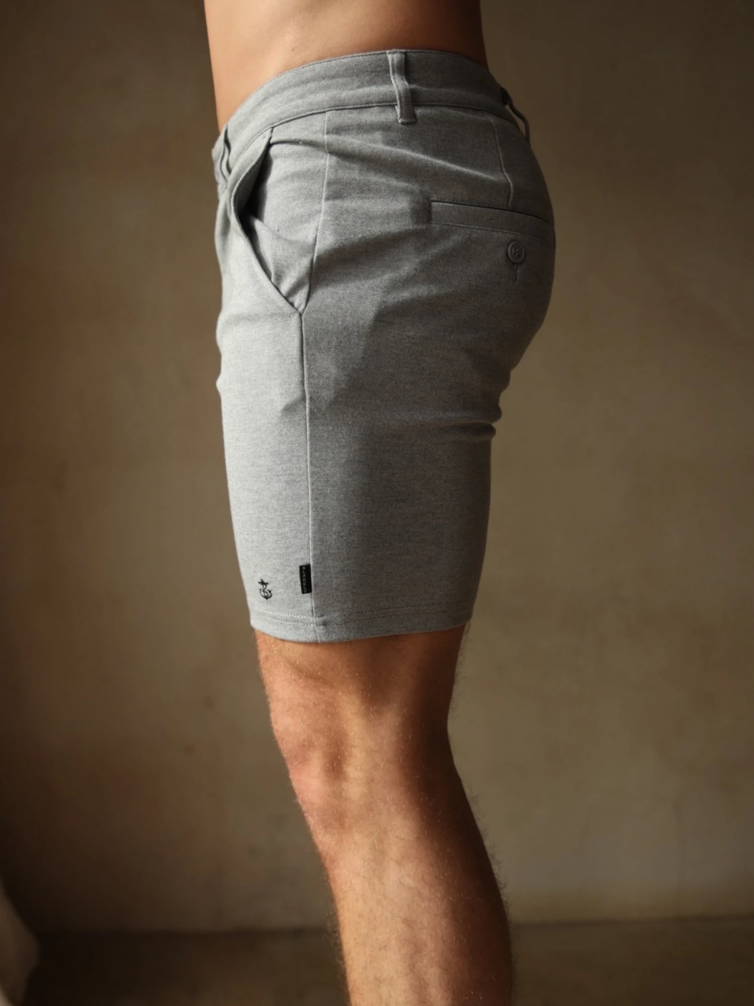 Sorrento Shorts - Marl Grey 6 Sorrento Shorts - Marl Grey - Image 4