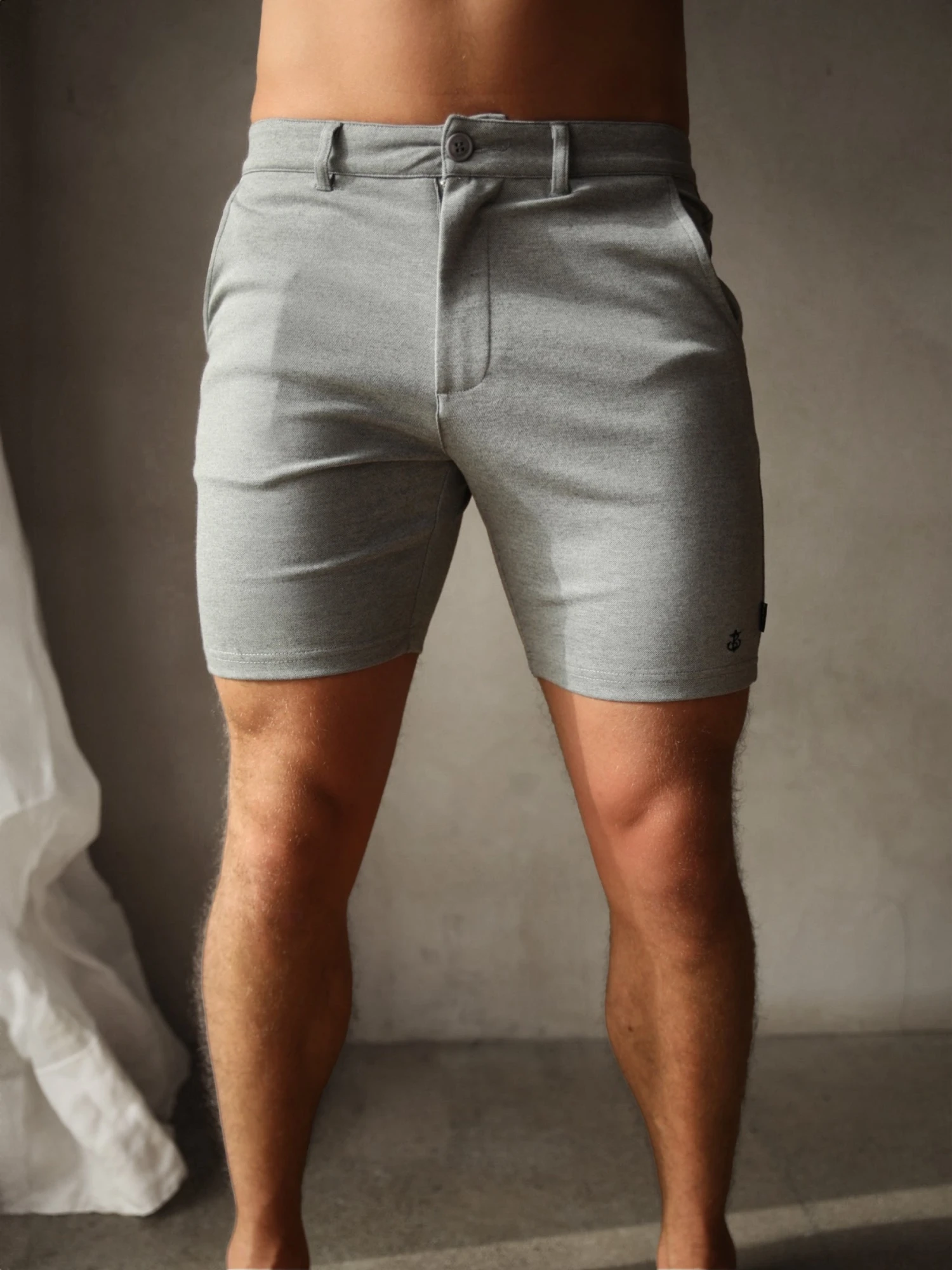 Sorrento Shorts - Marl Grey 5 Sorrento Shorts - Marl Grey - Image 3