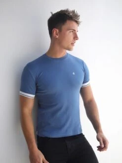 Paolo T-Shirt - Blue 9 Paolo T-Shirt - Blue -Blakely 2938BLUE 02D