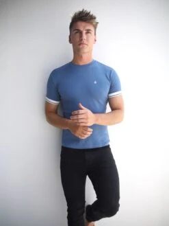 Paolo T-Shirt - Blue 11 Paolo T-Shirt - Blue -Blakely 2938BLUE 04D