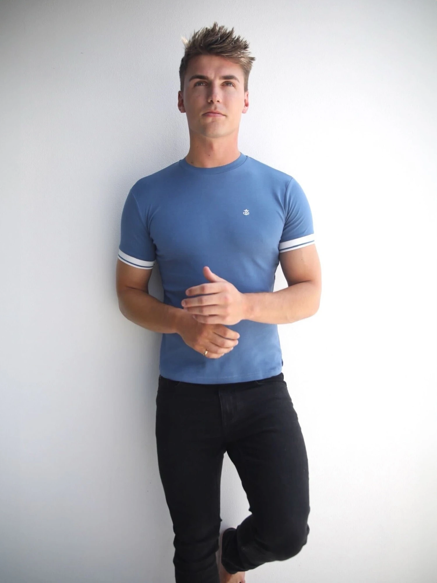 Paolo T-Shirt - Blue 7 Paolo T-Shirt - Blue - Image 5