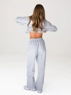 Elena Stripe Trousers - Grey -Blakely 2966Grey 02D