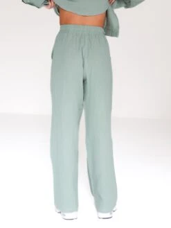 Camilla Trousers - Sage Green -Blakely 2966Sage 01D