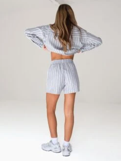 Elena Stripe Shorts - Grey -Blakely 2967GREY 05D
