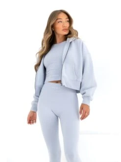 Blakely Full Zip Hoodie - Pale Blue -Blakely 2991BLUE04D