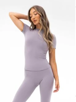 Lucia Baby Tee - Soft Purple