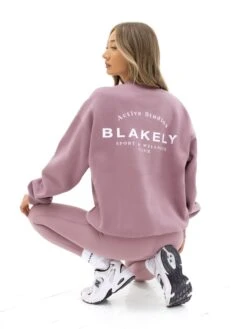 Active Studios Oversized Jumper - Dusty Pink -Blakely 3057ADUSTYPINK06D