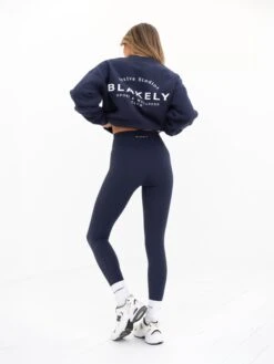 Active Studios Oversized Jumper - True Navy -Blakely 3057ANAVY01D