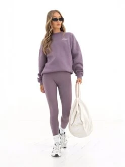 Active Studios Oversized Jumper - Grape -Blakely 3057APLUM02D