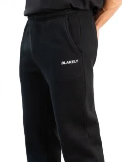 Italic Relaxed Sweatpants - Black -Blakely 3078IBLACKHORIZONTAL03D