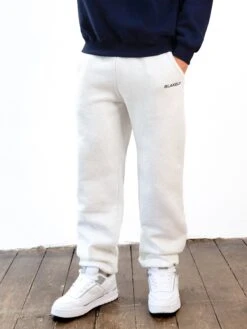 Italic Relaxed Sweatpants - Marl White