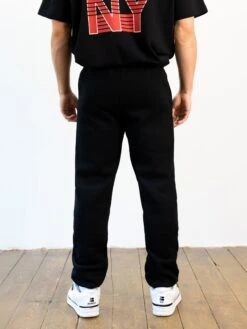 Italic Linear Relaxed Sweatpants - Black -Blakely 3079IBLACKVERTICAL01D