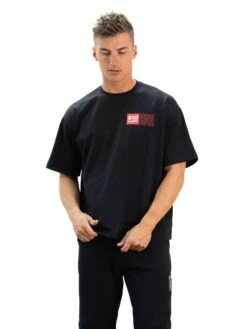 Italic Linear Relaxed Sweatpants - Black -Blakely 3079IBLACKVERTICAL05D