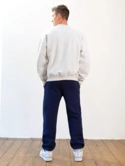Italic Linear Relaxed Sweatpants - Navy -Blakely 3079INAVYVERTICAL02D