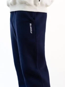 Italic Linear Relaxed Sweatpants - Navy -Blakely 3079INAVYVERTICAL03D