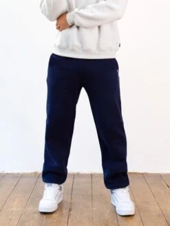 Italic Linear Relaxed Sweatpants - Navy -Blakely 3079INAVYVERTICAL04D
