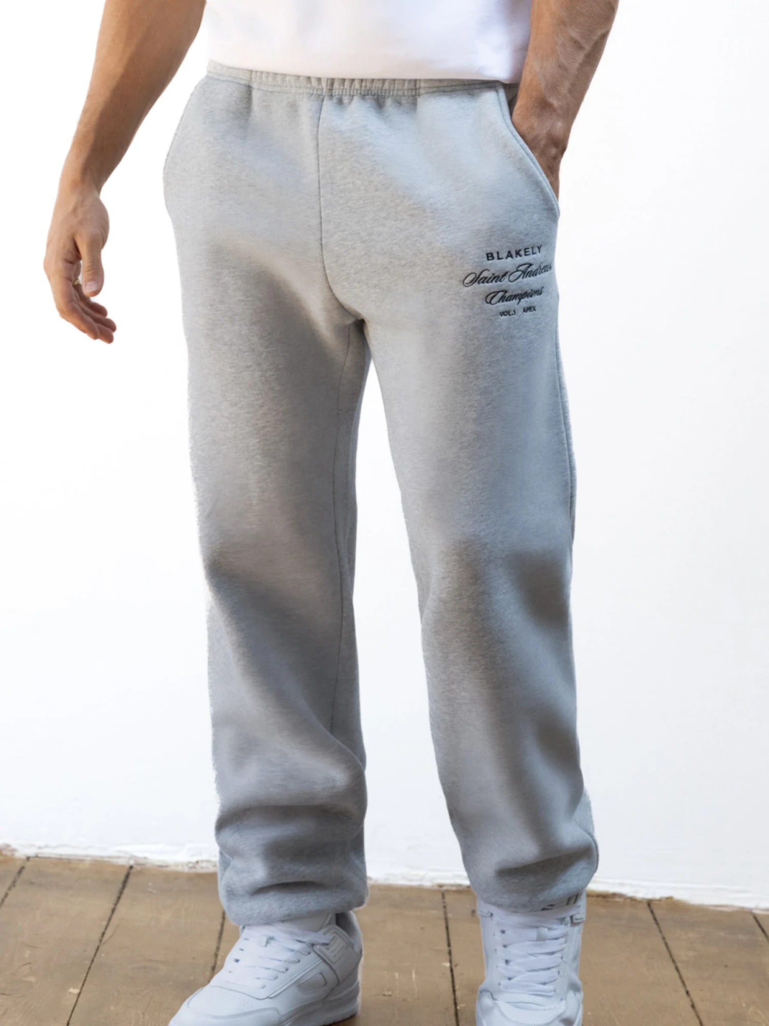 Legacy Relaxed Sweatpants - Marl Grey 3 Legacy Relaxed Sweatpants - Marl Grey