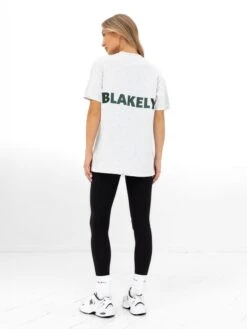 Amelie Oversized T-Shirt - Marl Grey -Blakely 3124OMARLGREY02D