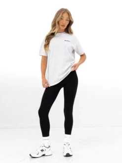 Amelie Oversized T-Shirt - Marl Grey -Blakely 3124OMARLGREY05D