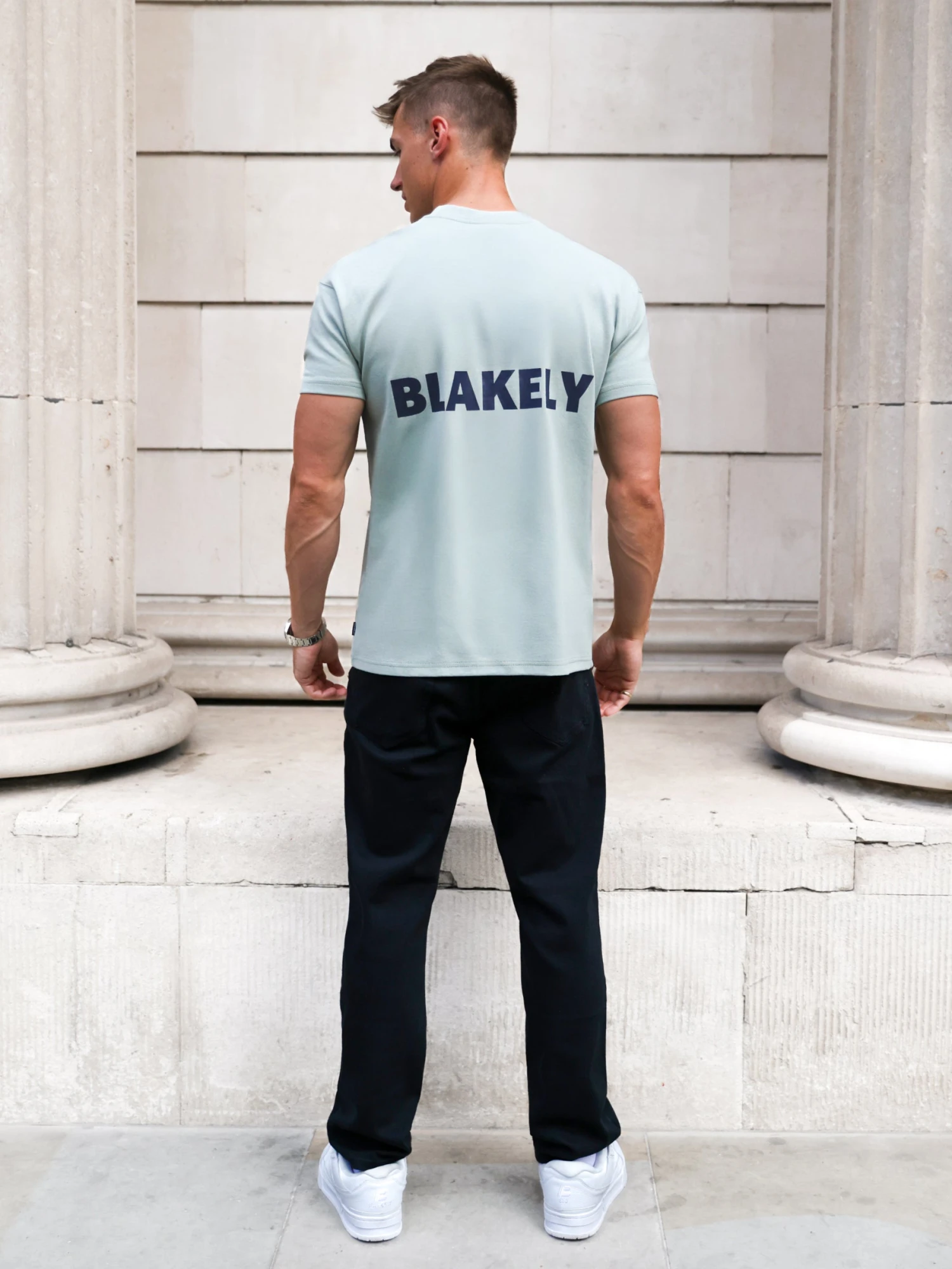 Arlo Relaxed T-Shirt - Mineral Blue 5 Arlo Relaxed T-Shirt - Mineral Blue - Image 3