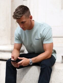 Arlo Relaxed T-Shirt - Mineral Blue 12 Arlo Relaxed T-Shirt - Mineral Blue -Blakely 3124OMBLUE03D