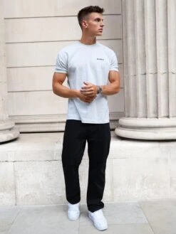 Arlo Relaxed T-Shirt - Marl Grey -Blakely 3124OMGREY05D