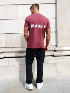 Arlo Relaxed T-Shirt - Dark Pink 10 Arlo Relaxed T-Shirt - Dark Pink -Blakely 3124OMPINK02D