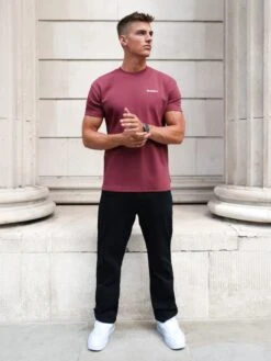 Arlo Relaxed T-Shirt - Dark Pink 11 Arlo Relaxed T-Shirt - Dark Pink -Blakely 3124OMPINK03D