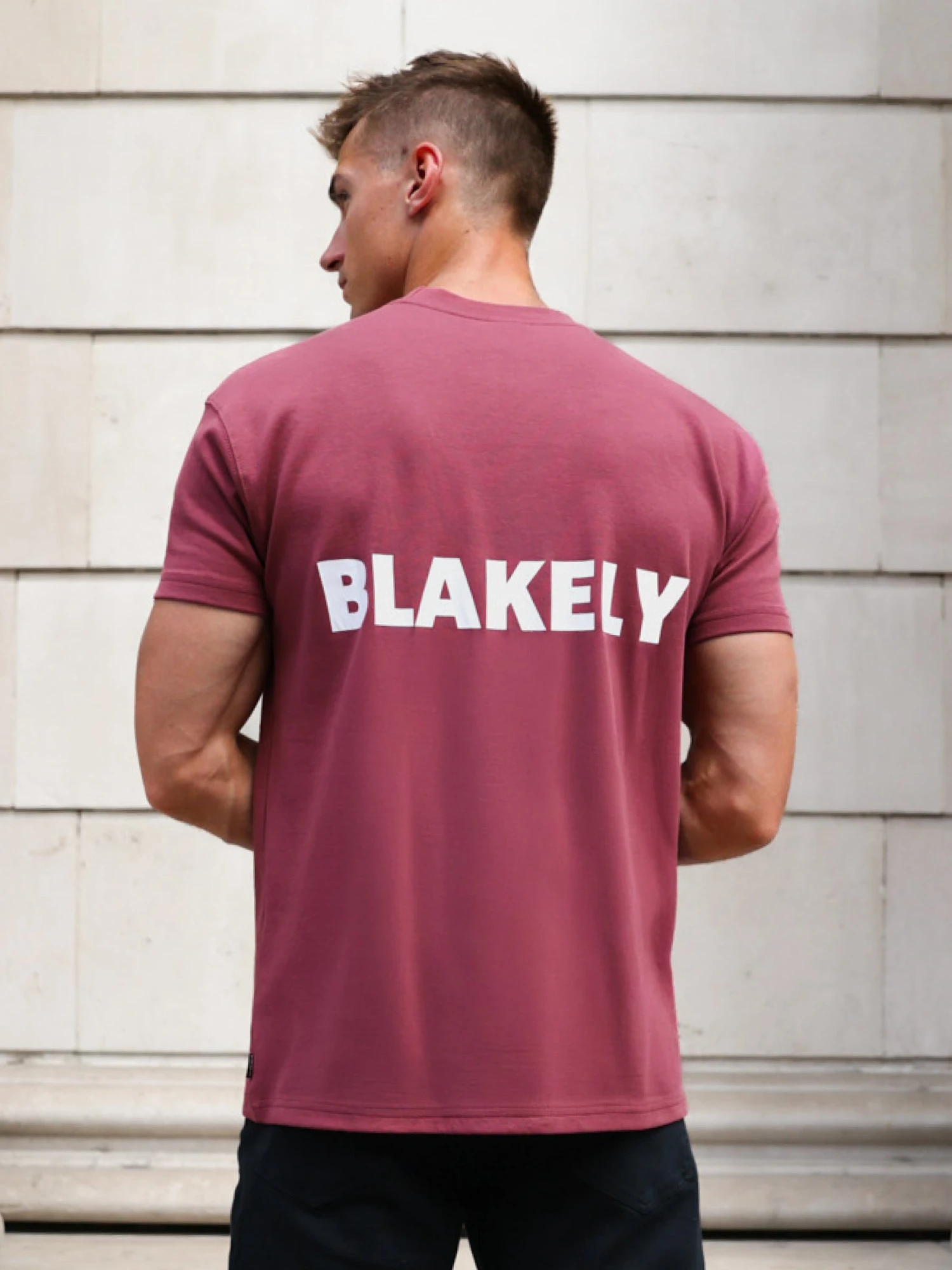 Arlo Relaxed T-Shirt - Dark Pink 7 Arlo Relaxed T-Shirt - Dark Pink - Image 5